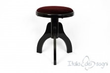Sgabello “Tartini” - velluto bordeaux
