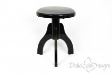 Tabouret pour harpes «Tartini» - velours gris