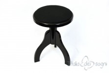 Hocker "Tartini" - schwarzem Samt