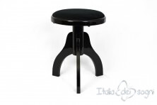Tabouret pour harpes «Tartini» - velours noir