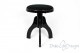 Hocker "Tartini" - schwarzem Samt