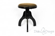 Hocker "Tartini" - Haselnuss Samt