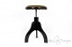 Hocker "Tartini" - Haselnuss Samt