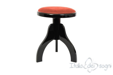 Hocker "Tartini" - rosafarben Samt Hocker "Tartini" - rosafarben Samt