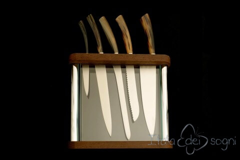 crystal knife block, ox