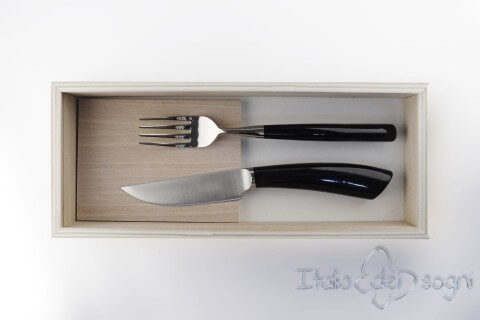 Rustikales Besteck-Set bufalo