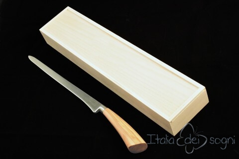 ham knife, olive wood