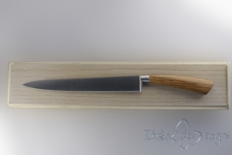 roast beef knife, olive wood