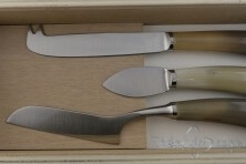 3 piece cheese knives, ox
