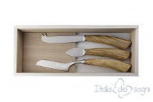 3-teiliges Käse-Set olivo