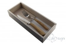 Nobles Besteck-Set olivo