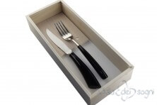 Nobles Besteck-Set Harz nero