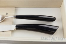 Nobles Besteck-Set Harz nero