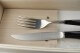 pair of Noble cutlery, black resin