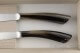 2 piece Noble steak knives, ox
