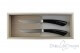 2 piece Noble steak knives, buffalo