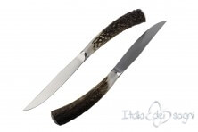 2 piece Noble steak knives, deer