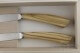2 piece Noble steak knives, olive wood