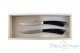 2 piece Noble steak knives, black resin