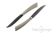 2 piece Noble steak knives, ivory resin