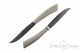 2 piece Noble steak knives, ivory resin