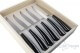 6 piece Noble steak knives, black