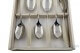 6 piece spoon set, ivory resin