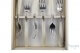 6 forchette resina avorio