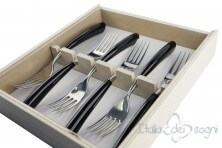 6 piece fork set, ivory resin
