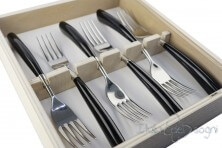 6 piece fork set, ivory resin