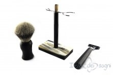 set barba da bagno ebano