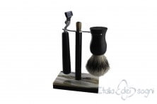 set barba da bagno ebano