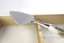 cake serving shovel, deer