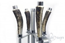fireplace tool set, deer