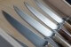 6 piece Rustic steak knives, ox