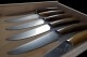 6 piece Rustic steak knives, ox