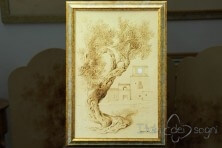 Mirror with frame