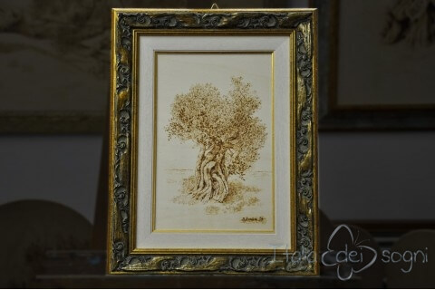 Picture in wood