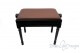Small Bench for Piano "Bellini" - Real Leather Brown