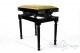Small Bench for Piano "Bellini" - Beige Velvet