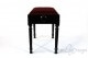 Small Bench for Piano "Bellini" - Bordeaux Velvet