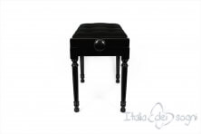 Tamburet de Piano "Bellini" - Velours Noir