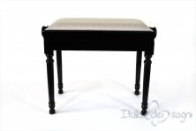 Tamburet de Piano "Bellini" - Velours Gris