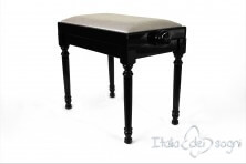 Tamburet de Piano "Bellini" - Velours Gris