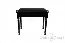 Tamburet de Piano "Bellini" - Velours Noir