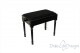 Small Bench for Piano "Bellini" - Black Velvet