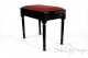 Small Bench for Piano "Bellini" - Red Velvet