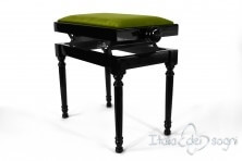 Small Bench for Piano "Bellini" - Green Velvet