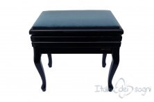 Tamburet de Piano "Toscanini" - Velours Bleu Clair