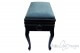 Small Bench for Piano "Toscanini" - Light Blue Velvet